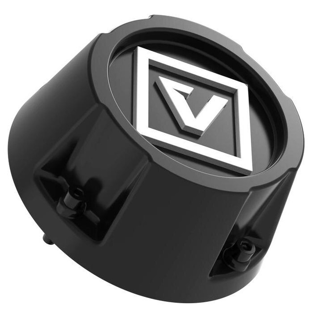 Valor Offroad Tall Wheel Cap with White V Logo 35mm